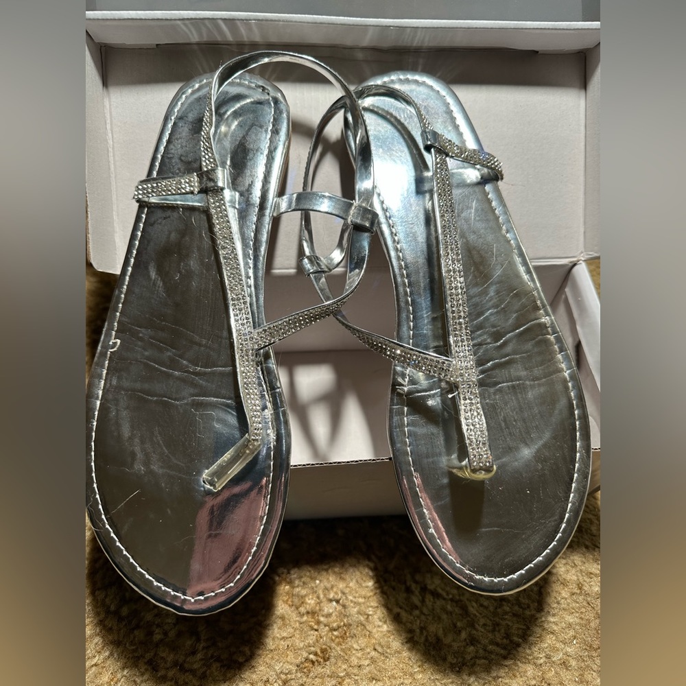 Woman’s Silver Shoes